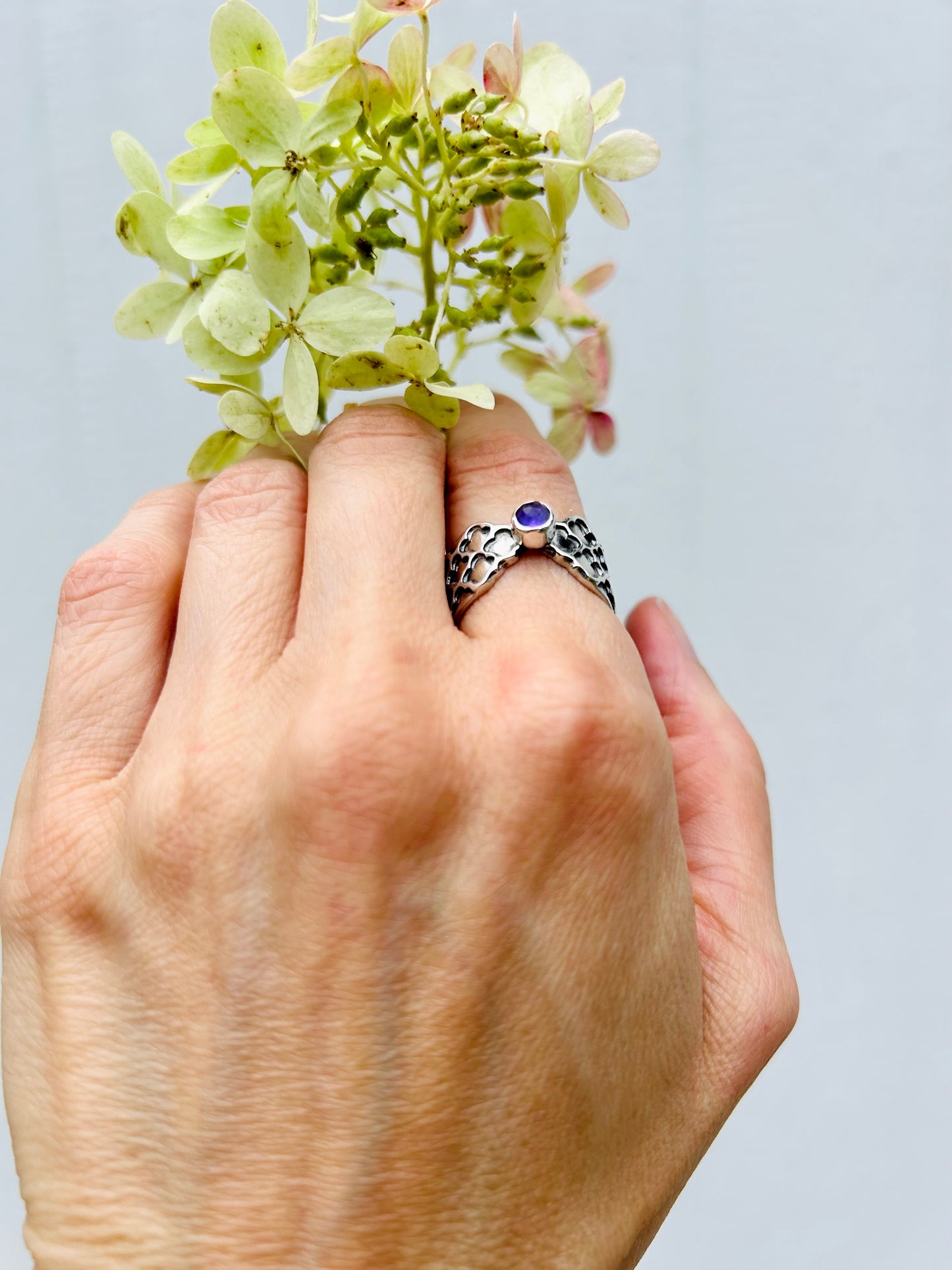 Patience Ring with Amethyst - Size 6.5