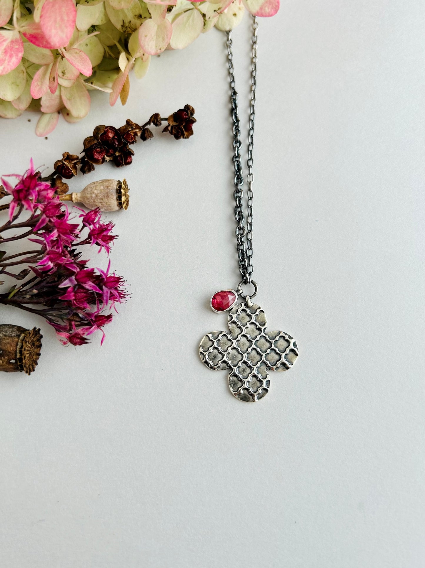 Patience Necklace with Sapphire