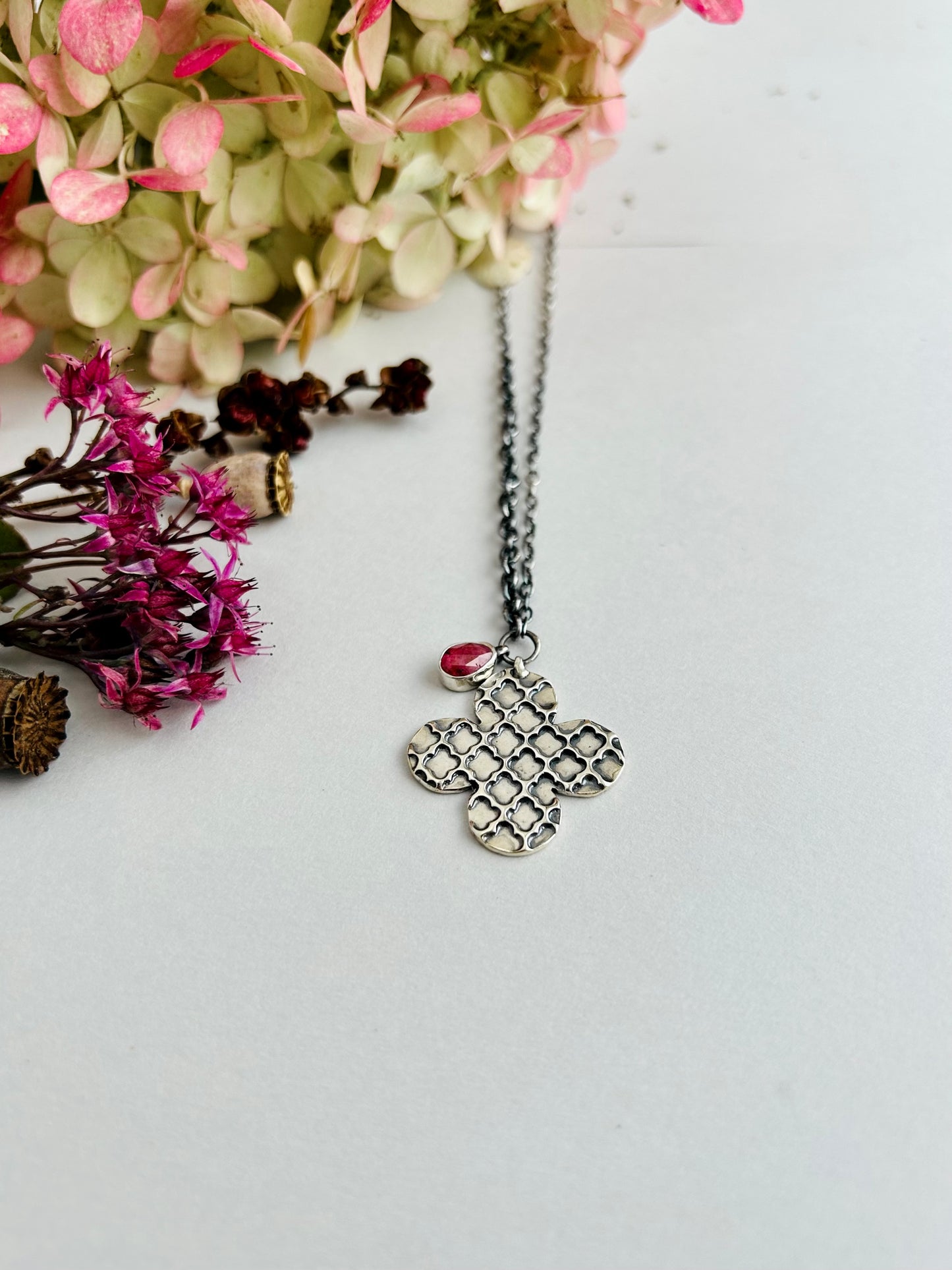 Patience Necklace with Sapphire