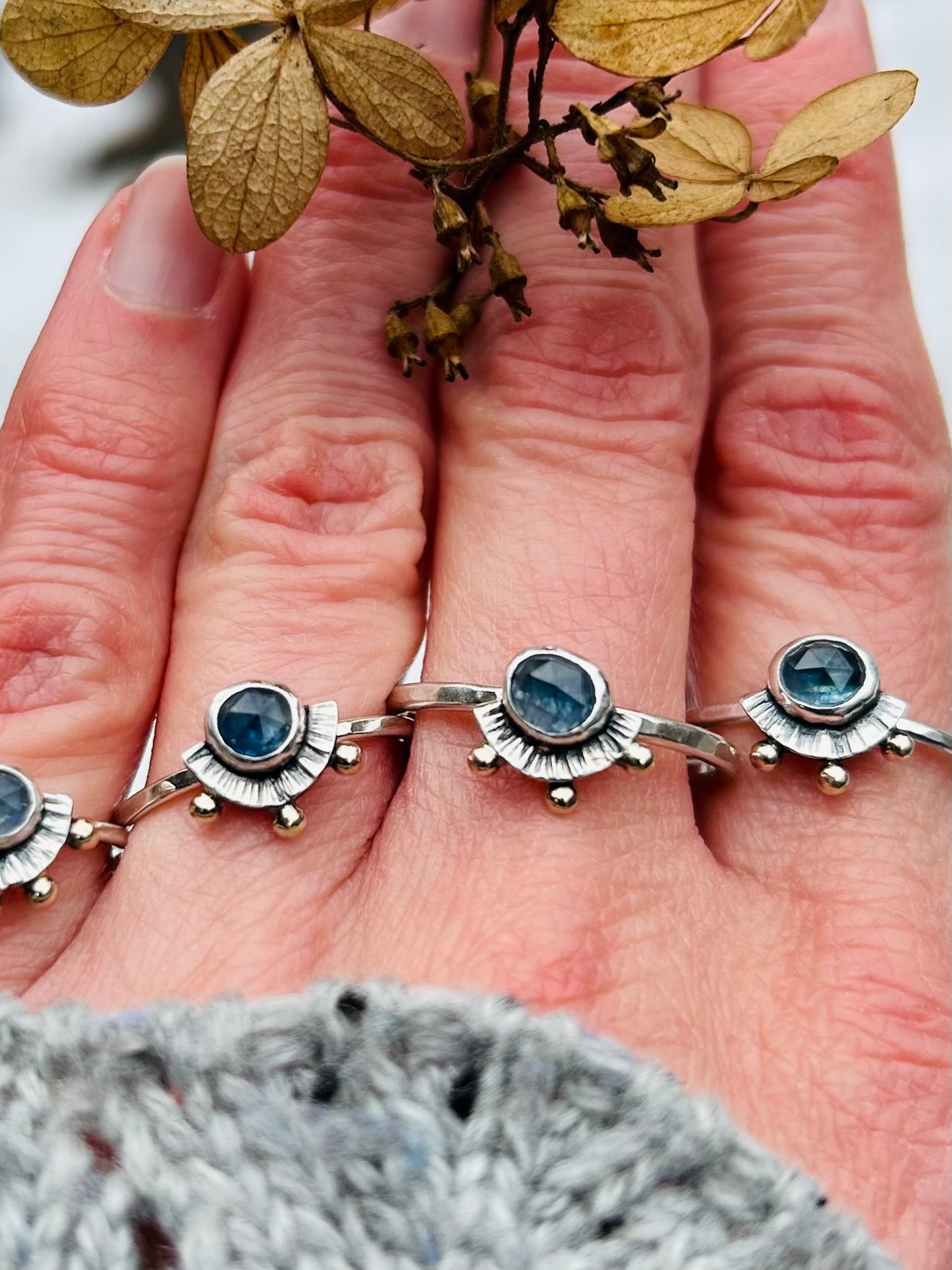 The Maiden Ring with Sapphire - Size 8.5