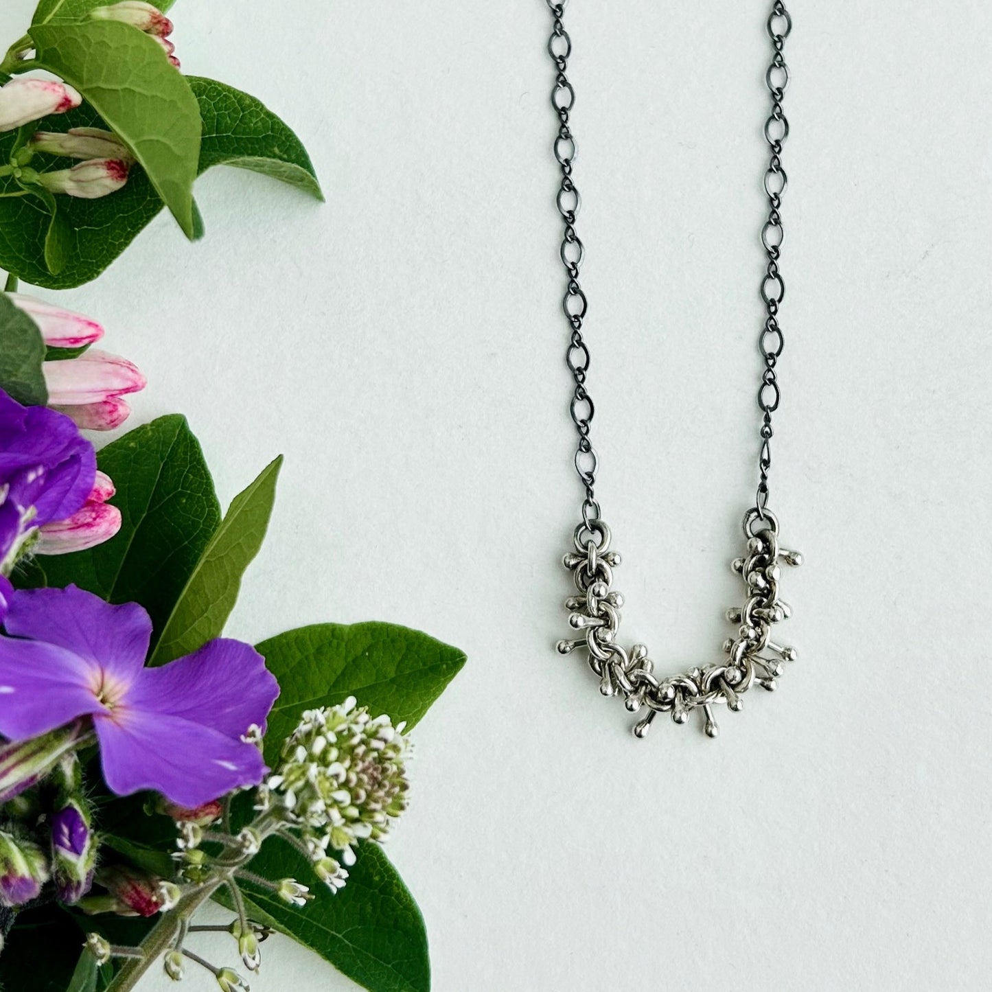 Aurora Necklace in Silver - Made for You