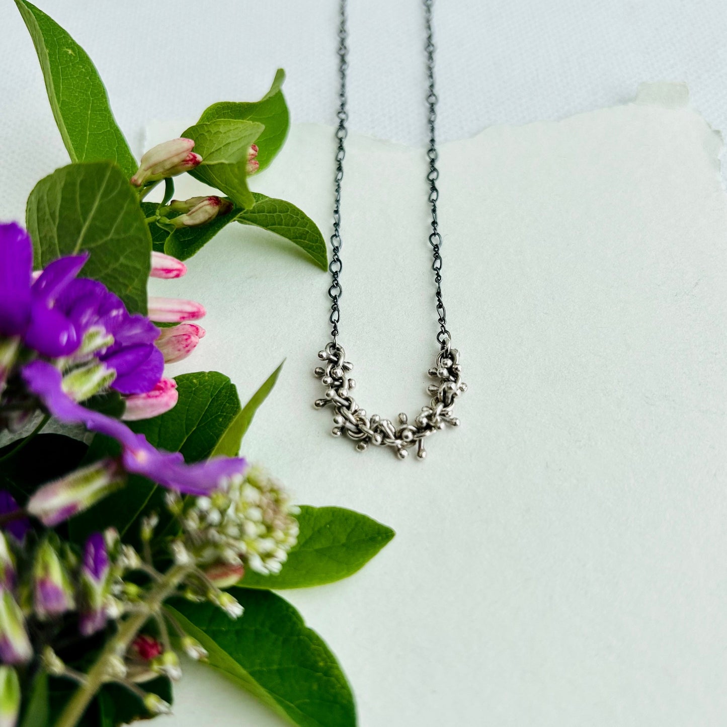 Aurora Necklace in Silver - Made for You