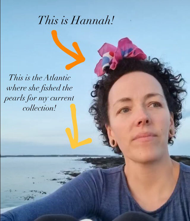 Wisdom & Pearls - Post Earrings