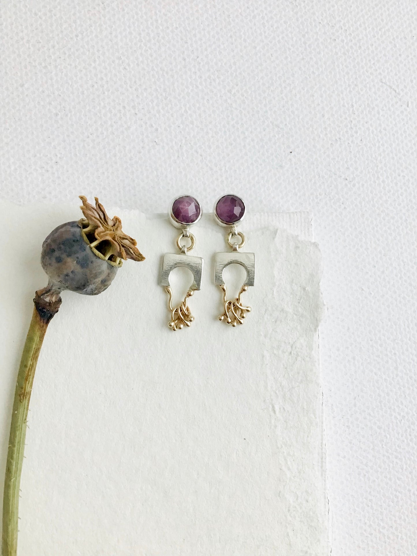 Spirit of Play Earrings with Sapphires