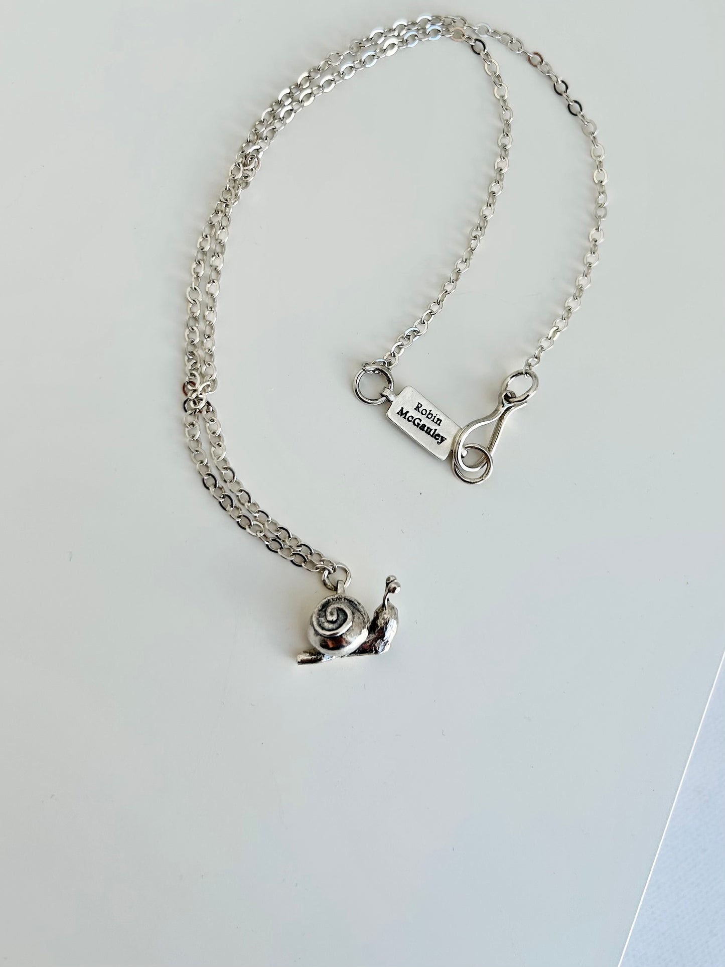 Snail Necklace - 18 inch chain