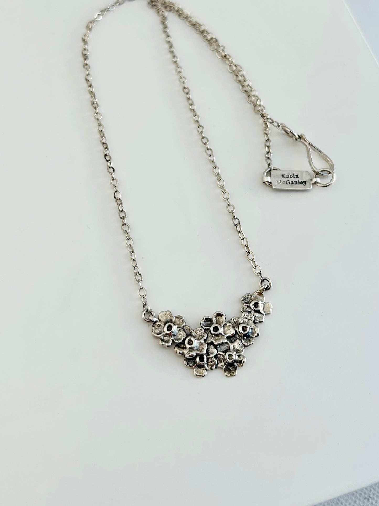 Forget Me Not Necklace - 18 inch chain