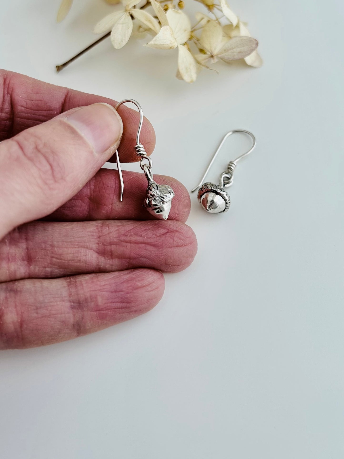 Teeny Tiny Acorn Earrings