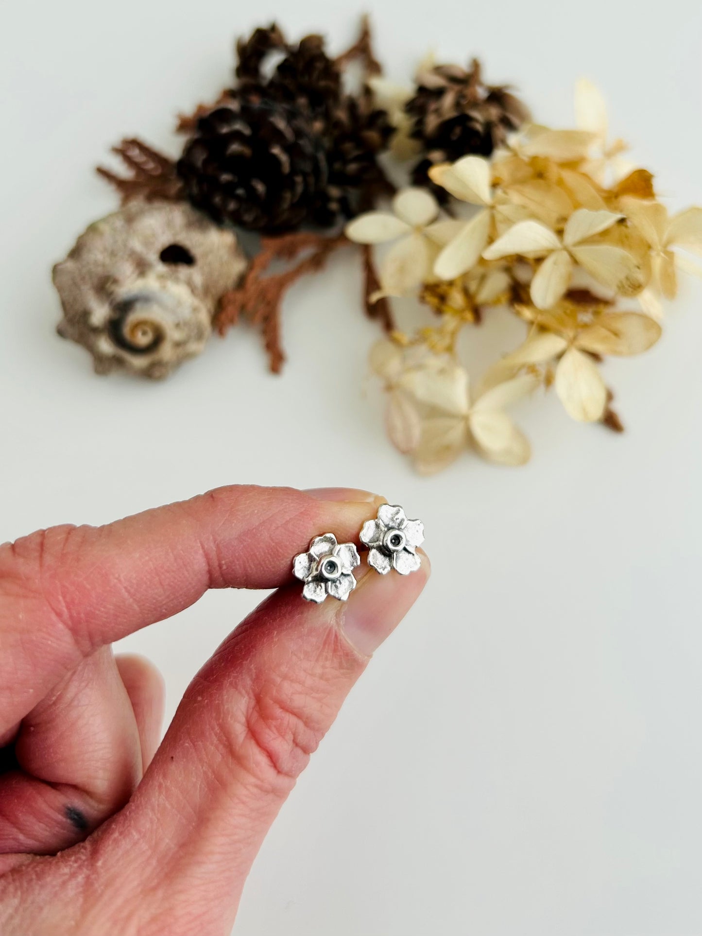 Forget Me Not Stud Earrings