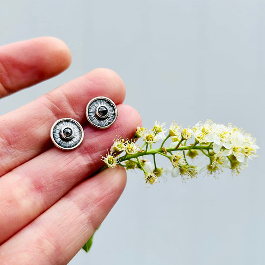 This Ancient Love - Post Earrings with Diamonds