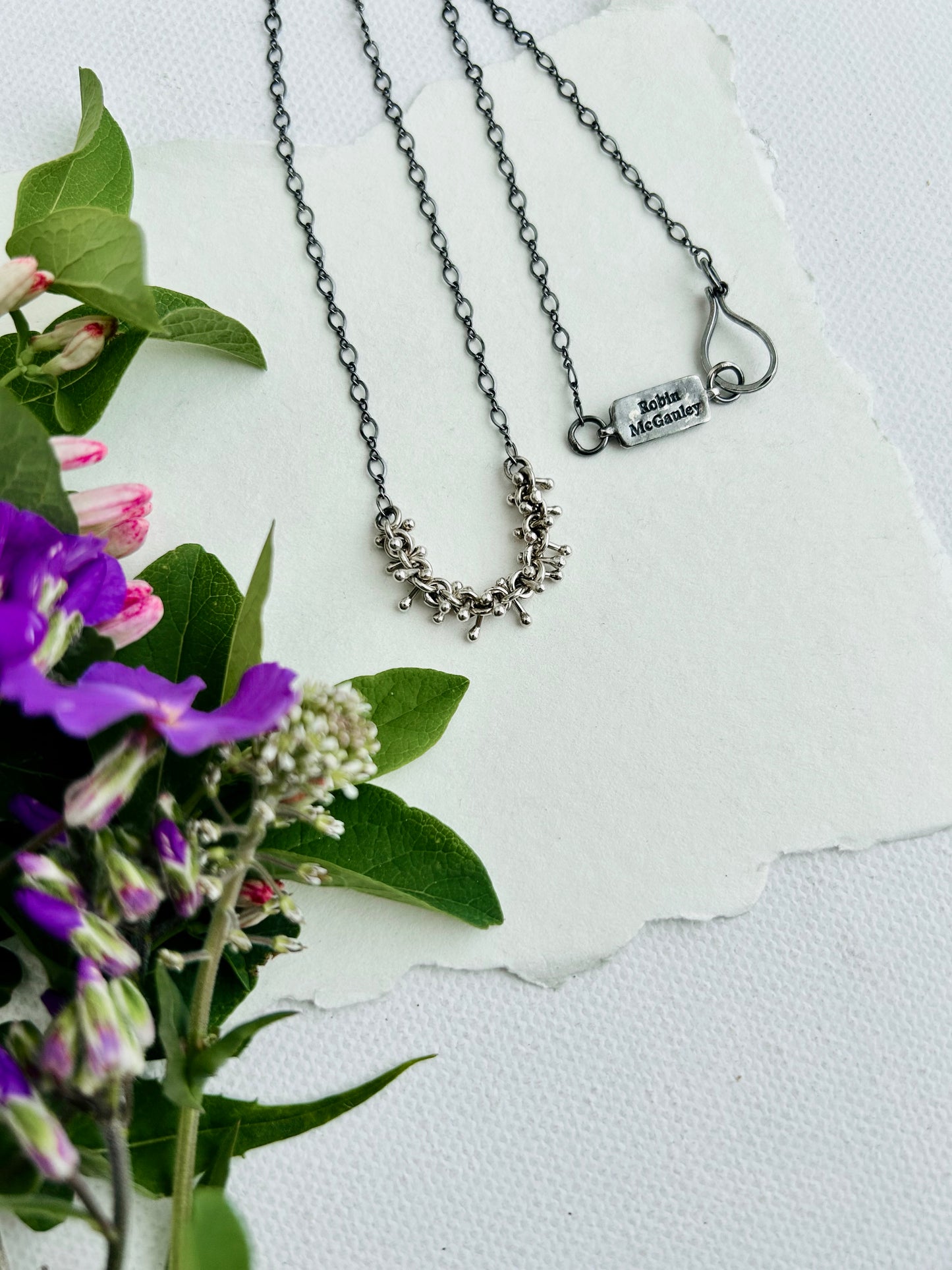 Aurora Necklace in Silver