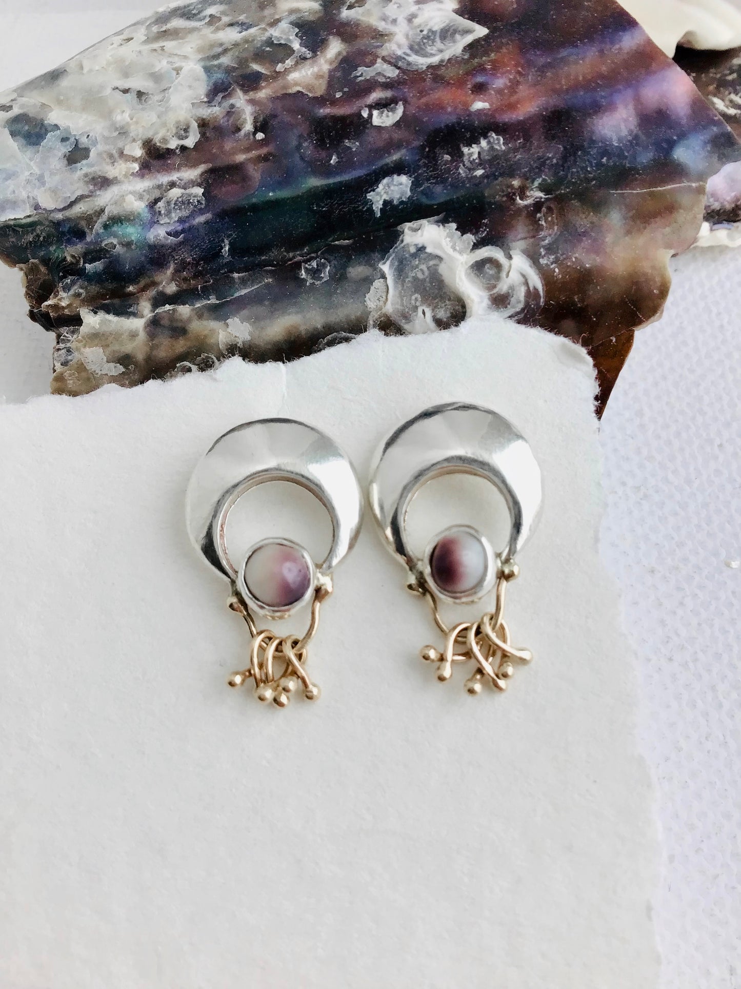 Wisdom & Pearls - Post Earrings